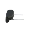 HW-HRLP121--Headrest of black leather with white line