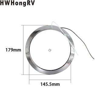 RV Big Round Lamp with On-off Switch