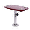 HWHongRV Adjustable Campervan Movable Camper Van Rv Table Leg with Oak Table Top Aluminum Alloy Stepless table legs