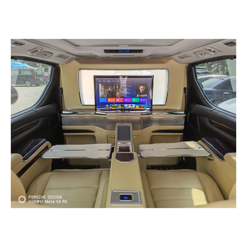 HWHongRV minibus vip car divider and hidden bar seat for luxury minibus coach car
